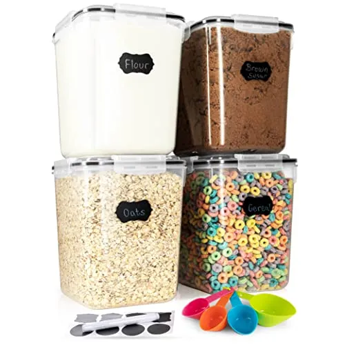 Storeganize Flour & Sugar Storage Containers (4pk)